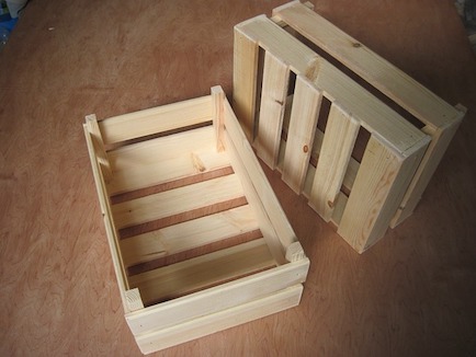 Comprar cajas de madera reciclable para organizar su hogar